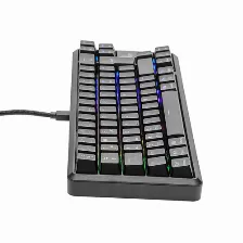 Teclado Mecanico Gamer Yeyian Akil S3500 Rgb, Switch Red, Alambrico, Espanol, Negro (ytm-28209r)
