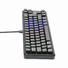 Teclado Mecanico Gamer Yeyian Akil S3500 Rgb, Switch Blue, Alambrico, Espanol, Negro (ytm-28210b)