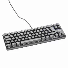 Teclado Mecanico Gamer Yeyian Akil S3500 Rgb, Switch Blue, Alambrico, Espanol, Negro (ytm-28210b)