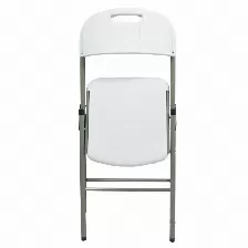 Silla Plegable Uso Rudo Modamob, Modelo Titan, 52cm Largo, 47.5cm Ancho, 85cm Alto, Diametro Tubo 25mm, Color Blanco