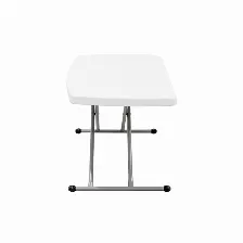 Mesa Modamob Plegable Con Ajuste De Altura: Base De La Mesa 76cmx50cm. 3 Niveles De Altura: 70.5cm, 61cm, 46.5cm