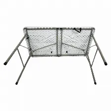 Mesa Modamob Plegable, 1.22 Metros, Altura 74cm, Ancho 61cm, Color Blanco