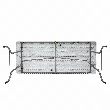 Mesa De Exterior Modamob, Multiusos, Plegable 1.80m, 180x74x74cm, Tubular Calibre 25mm, Resistente, Color Blanco