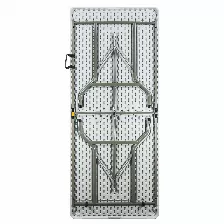 Mesa De Exterior Modamob, Multiusos, Plegable 1.80m, 180x74x74cm, Tubular Calibre 25mm, Resistente, Color Blanco